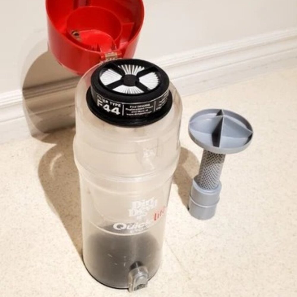 Dirt Devil Quick-Lite Vacuum Canister Complete W/Filter - Save $